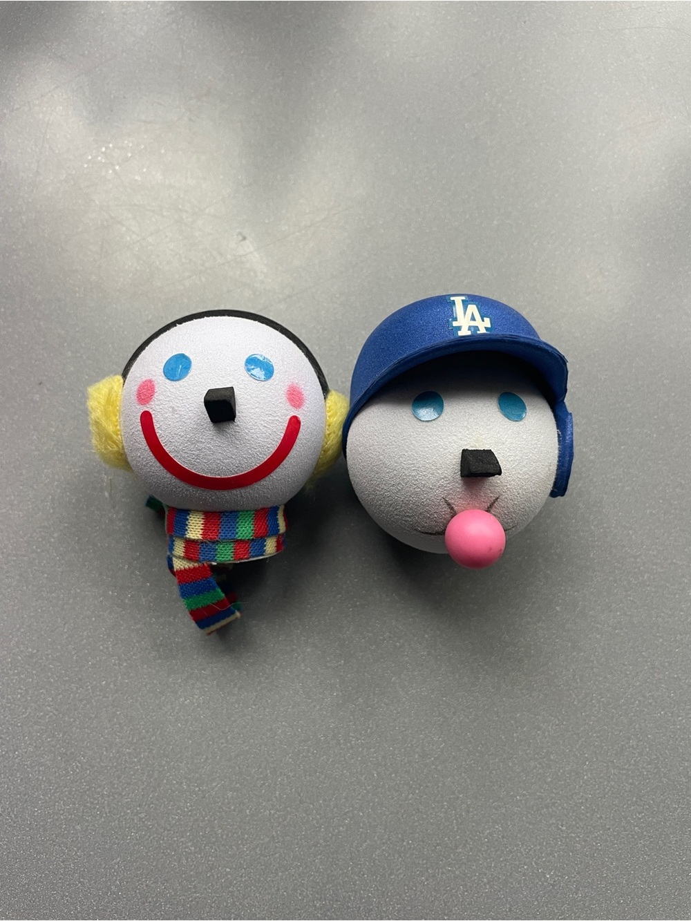 Vintage Jack-n-the-Box Antenna Ball- Winter & LA Dodgers